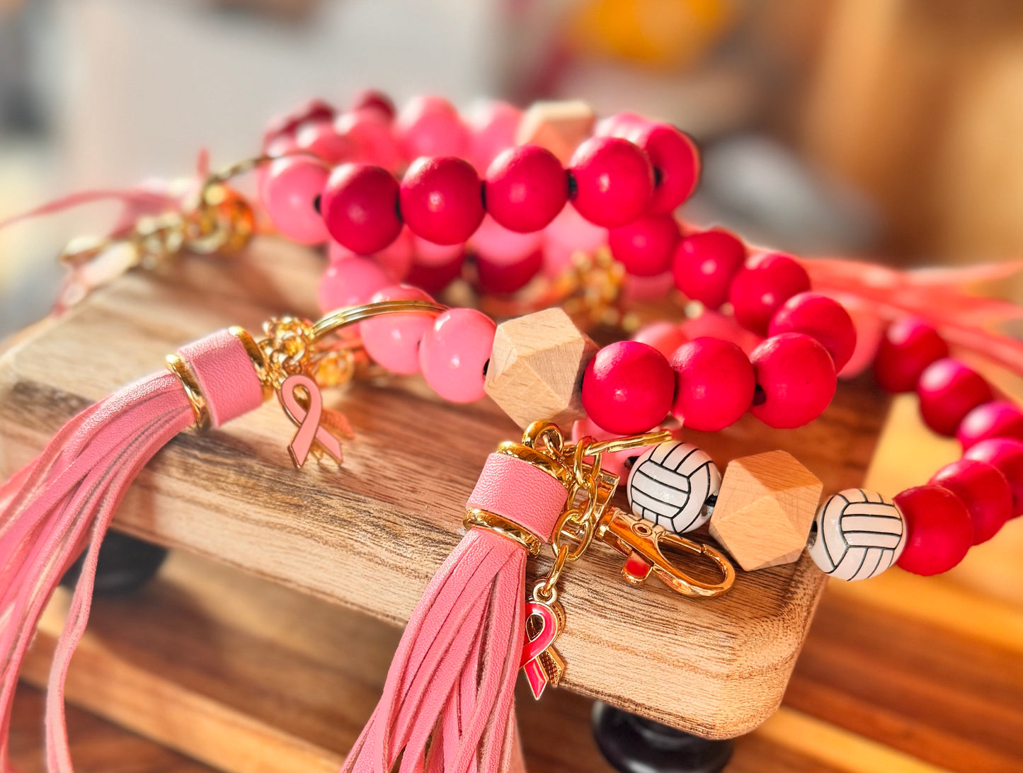 Breast Cancer Awareness Month Wristlet