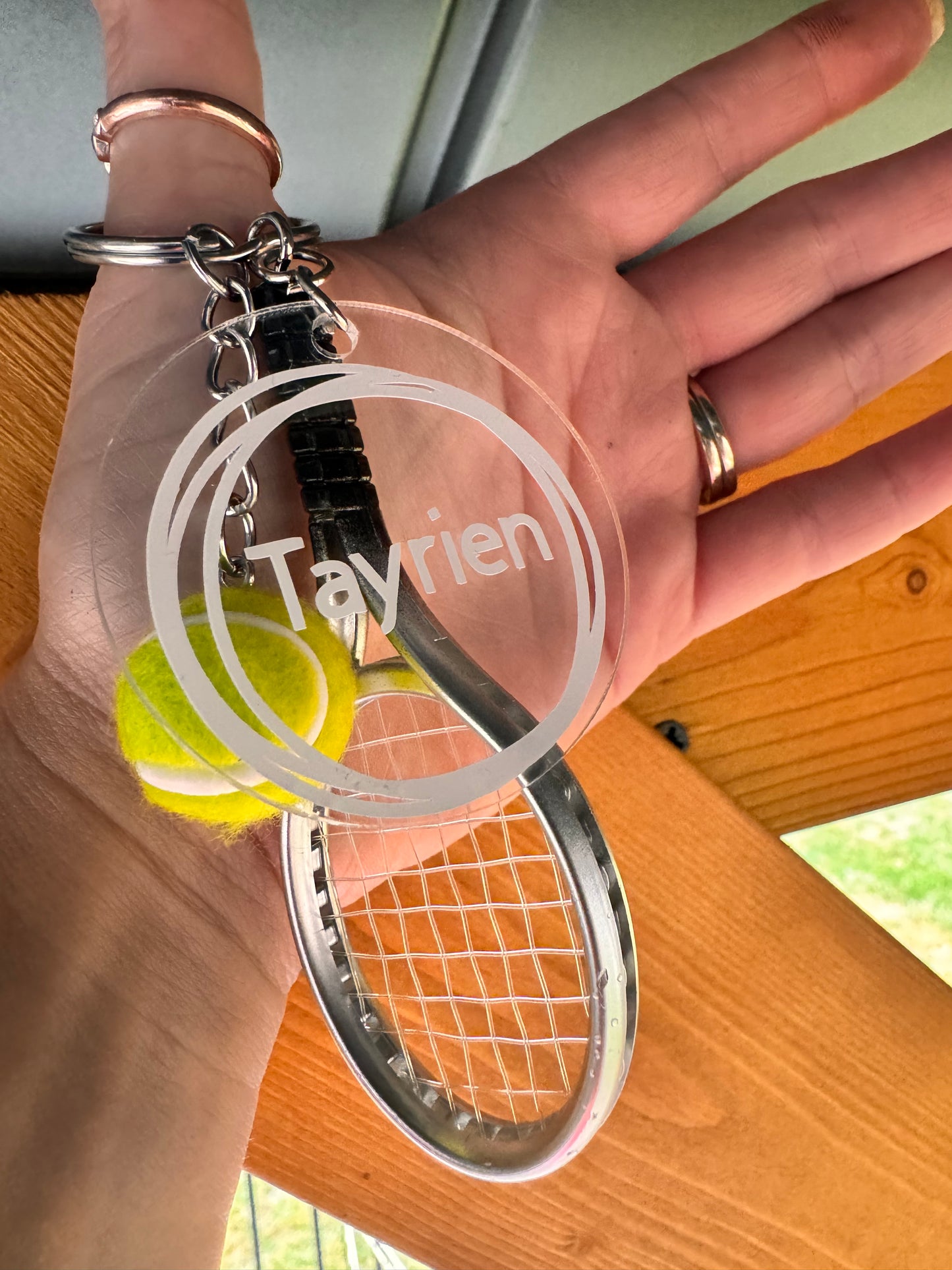 Customized Bag Tags-Tennis