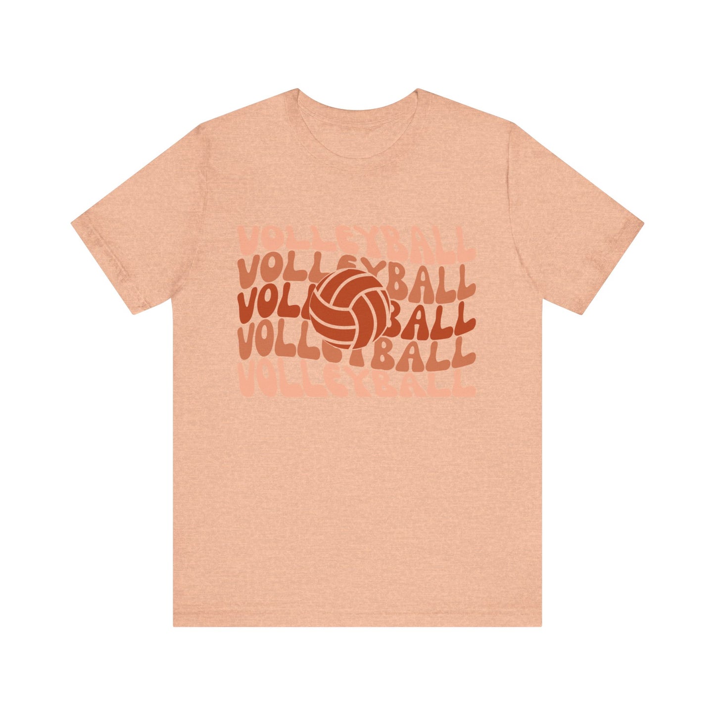 Wavy Retro T-shirt-Volleyball