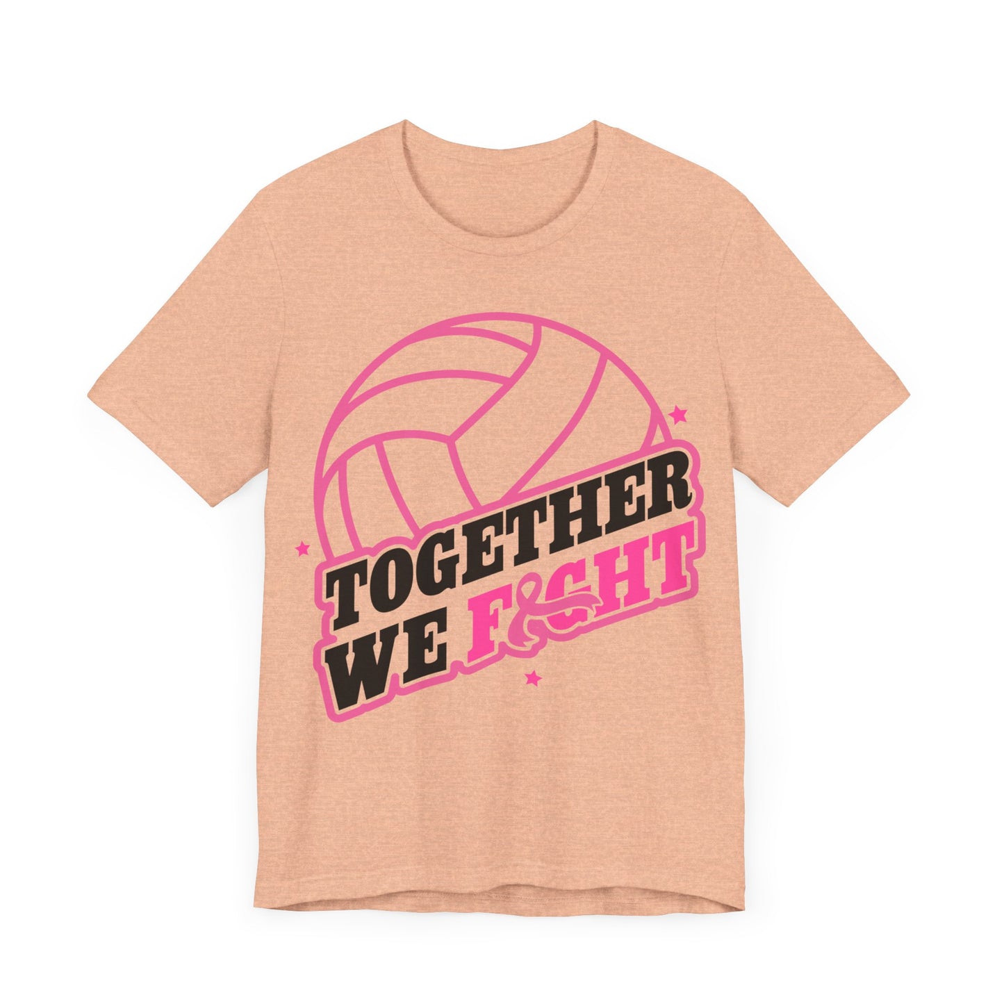 Together We Fight-T-shirt-Volleyball