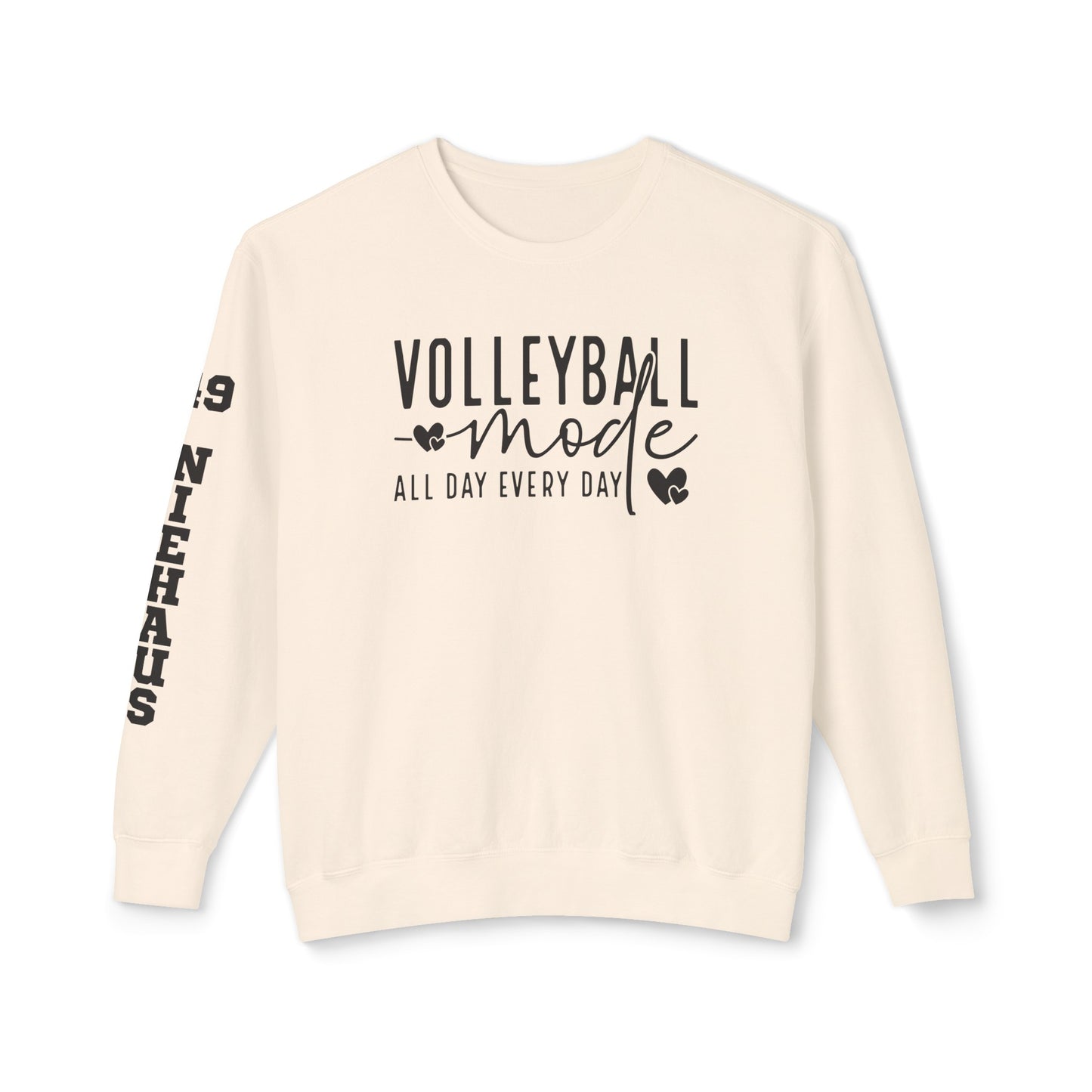 Custom Sleeve Print-Crewneck Sweatshirt