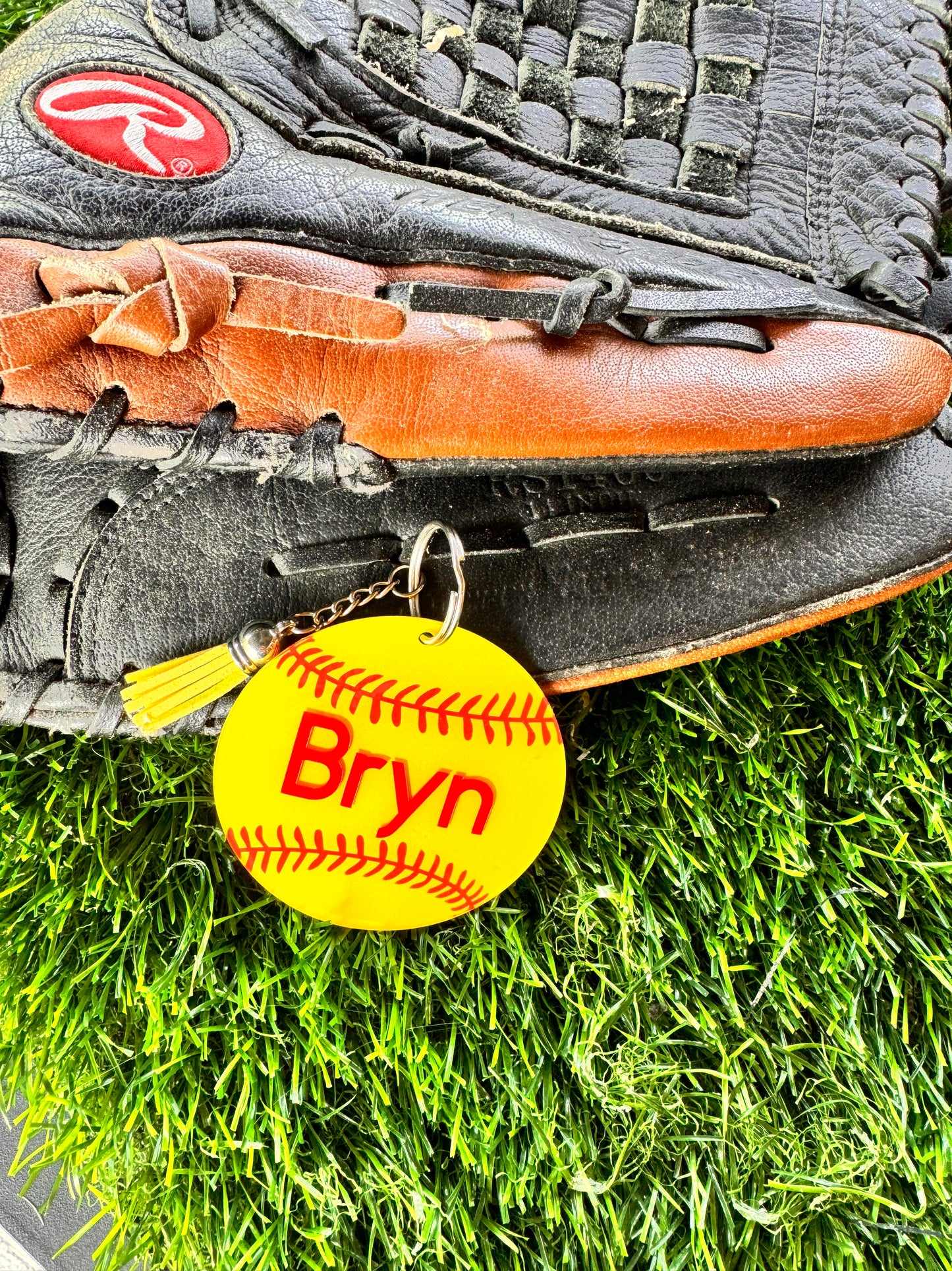 Customized Bag Tags-Softball