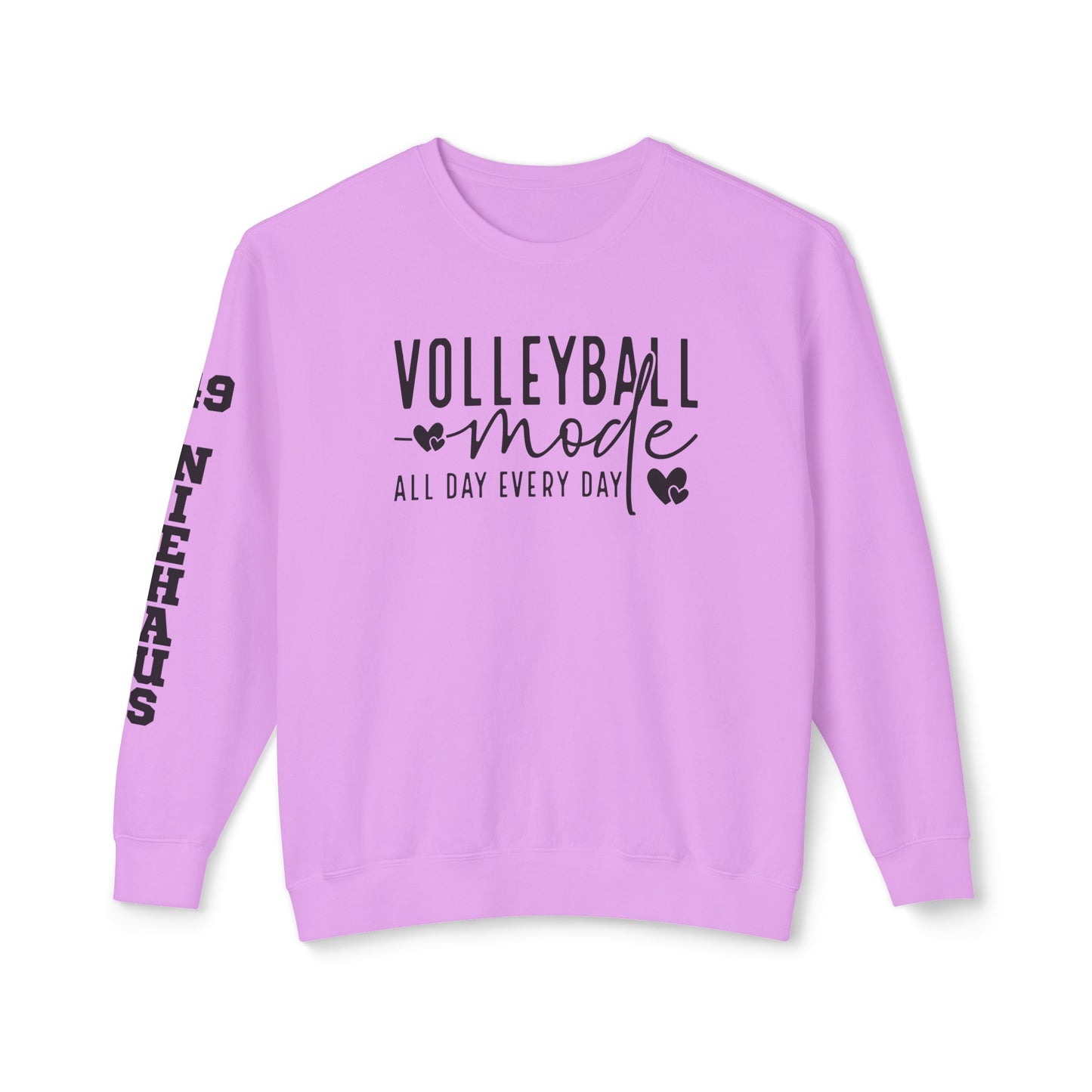 Custom Sleeve Print-Crewneck Sweatshirt