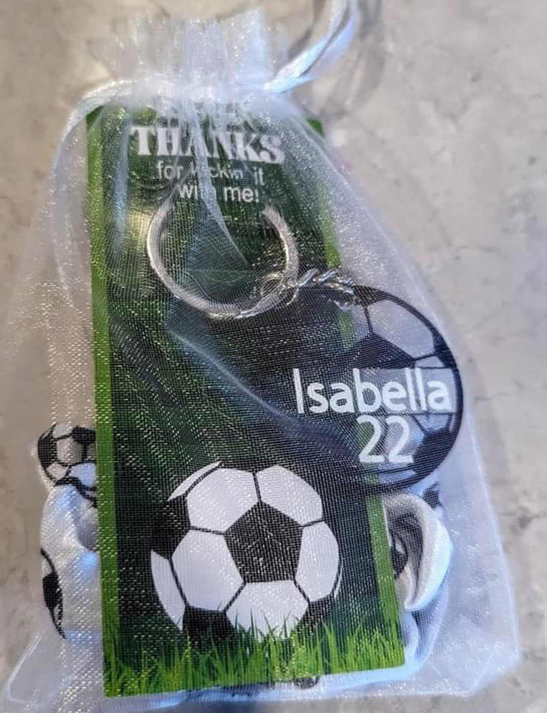 Customized Bag Tags-Soccer