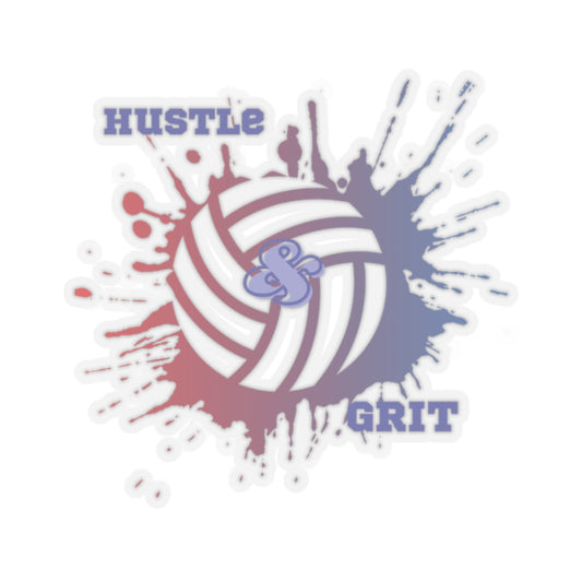 Kiss-Cut Stickers-Hustle and Grit