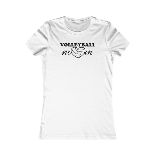 Short Sleeved Volleyball Mom T-Shirt