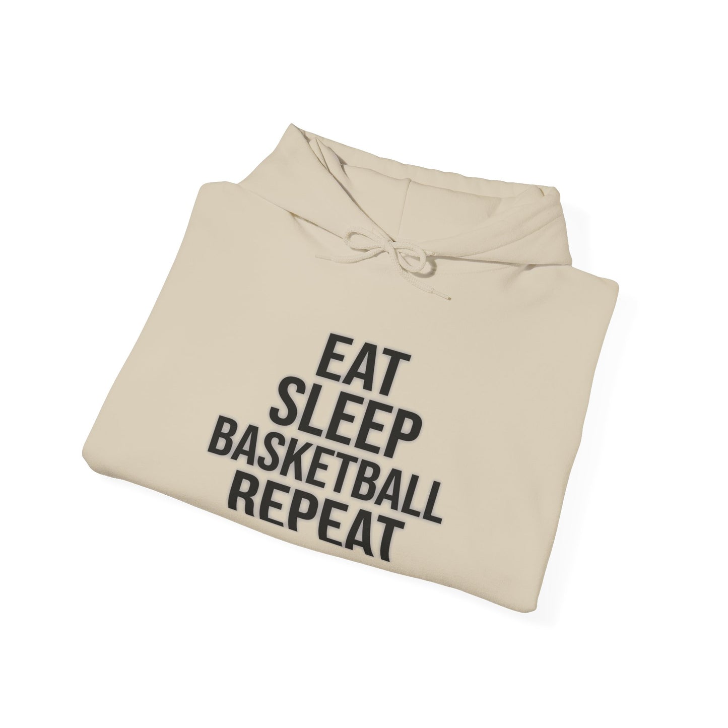 Hoodie-Eat Sleep Basketball Repeat