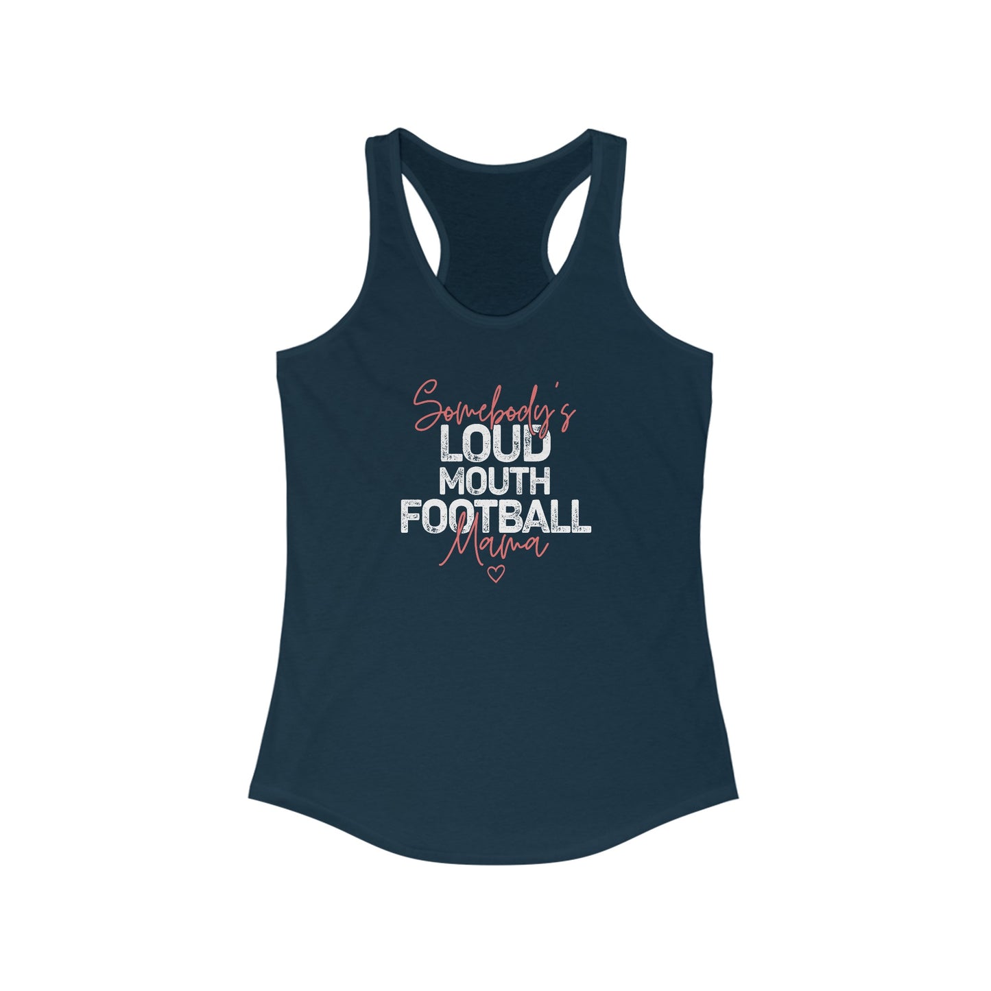 Racerback Tank-Loud & Proud Football Mama