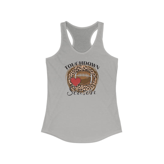 Football Touchdown Season Racerback Tank