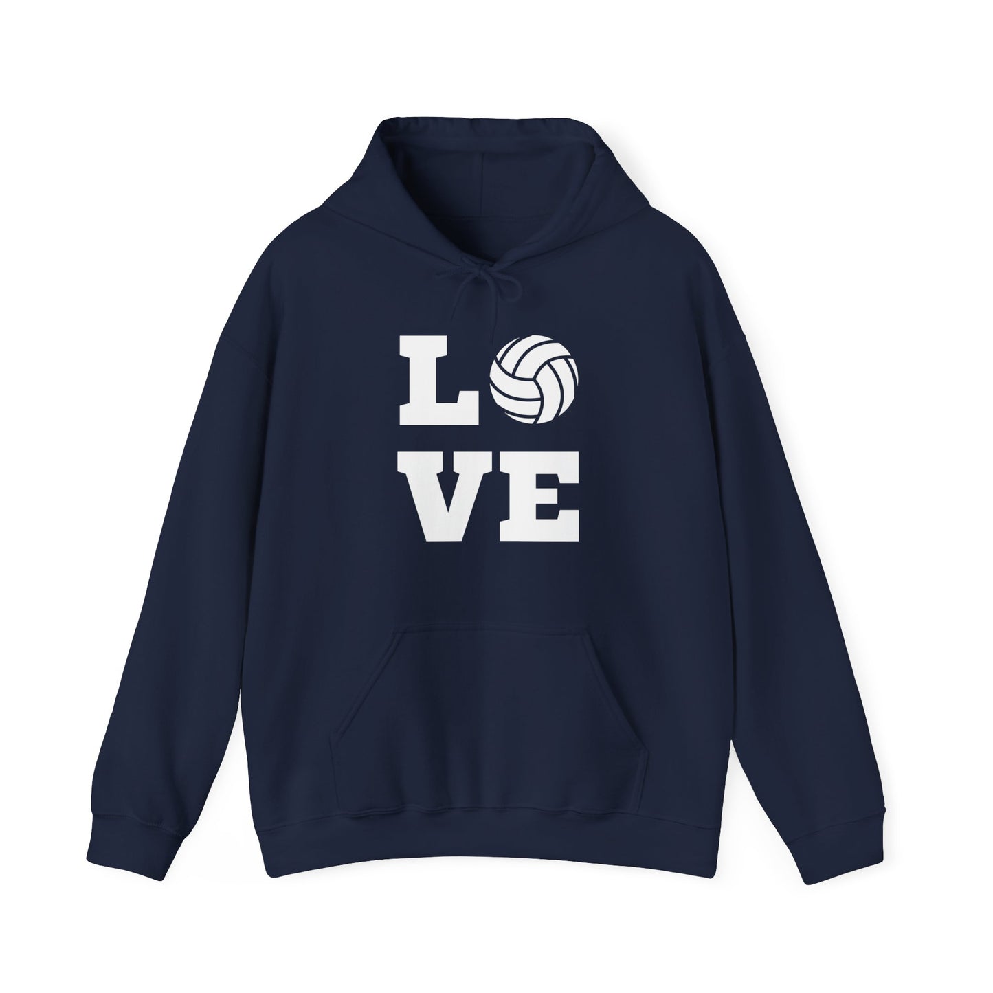 Love Volleyball- Hooded Sweatshirt