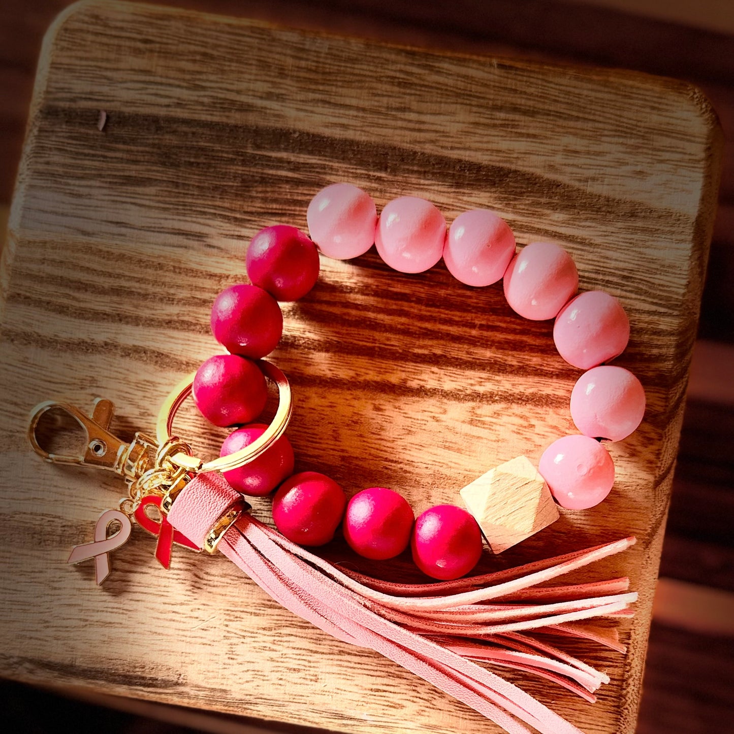 Breast Cancer Awareness Month Wristlet