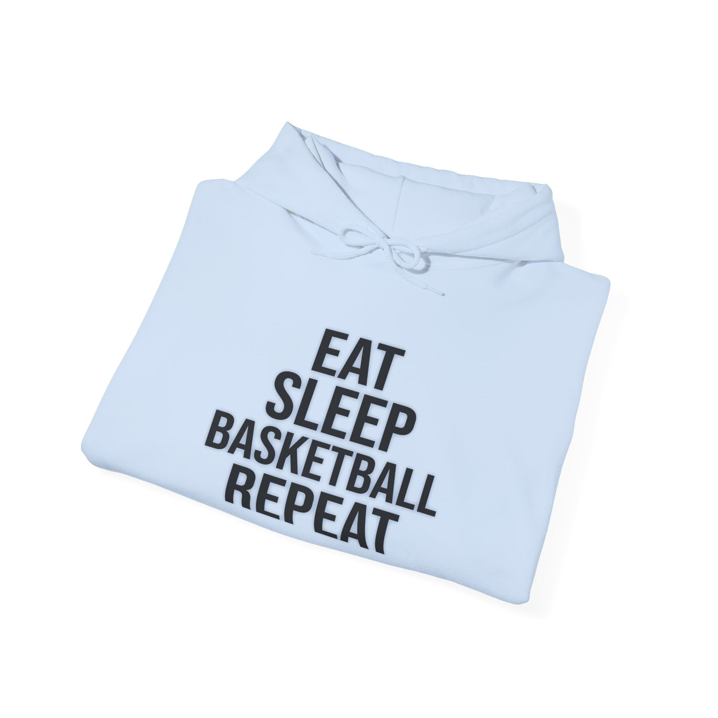 Hoodie-Eat Sleep Basketball Repeat