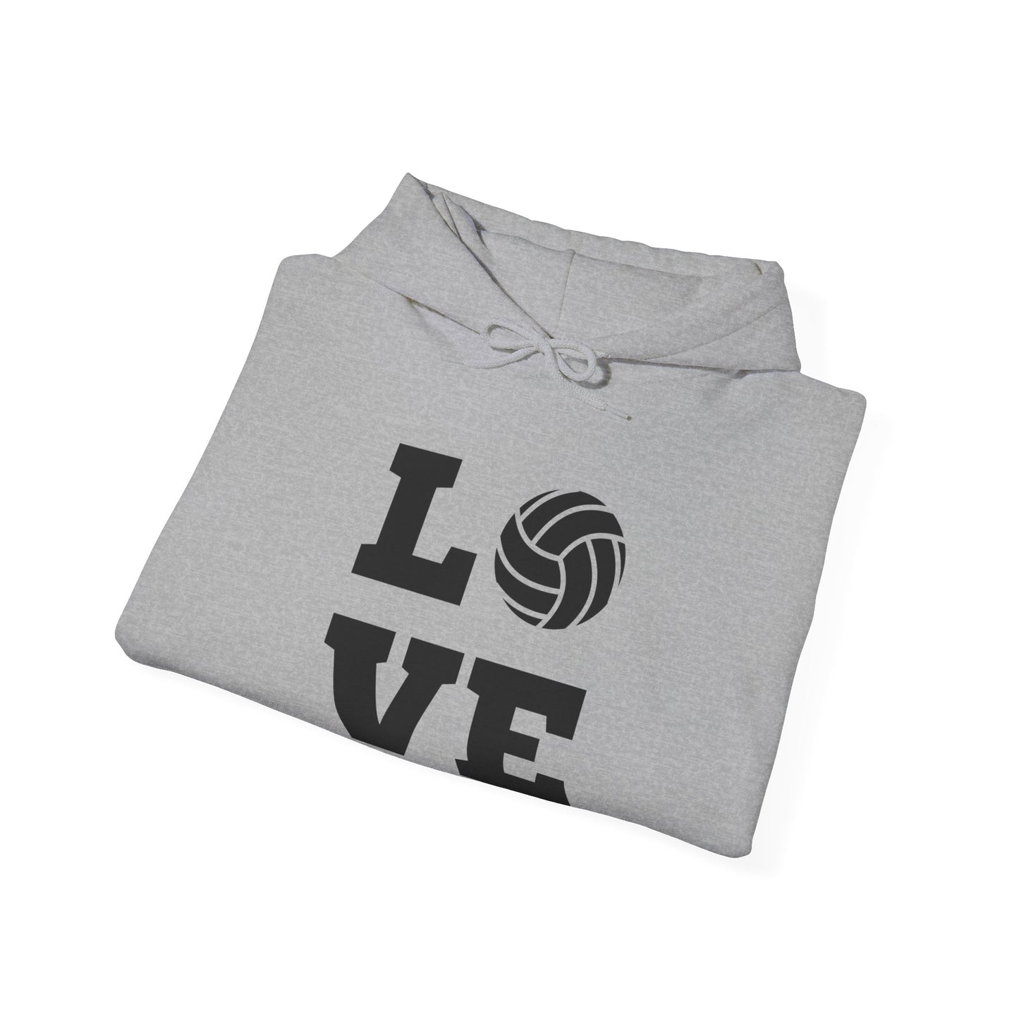 Love Volleyball- Hooded Sweatshirt