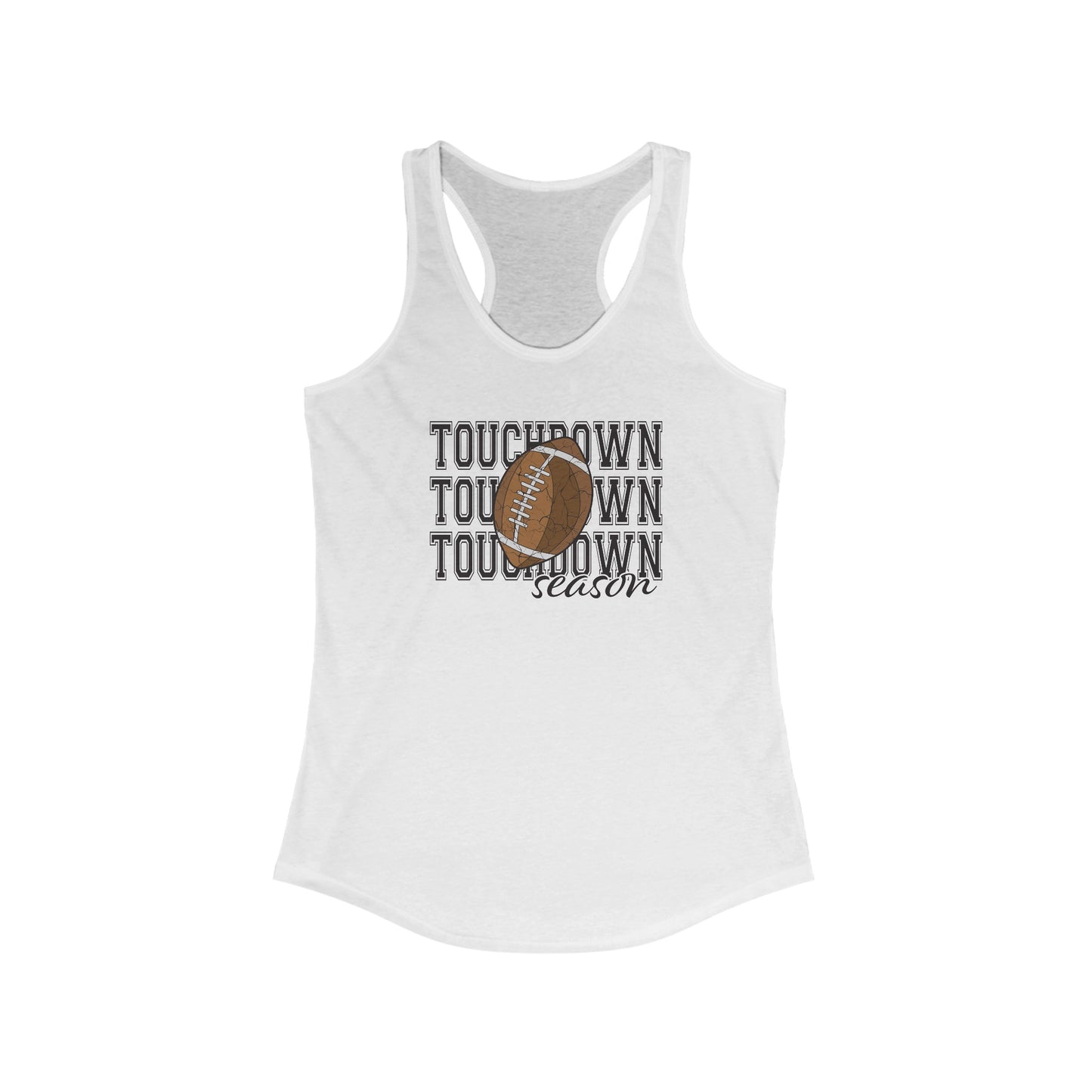 Football Touchdown Racerback Tank