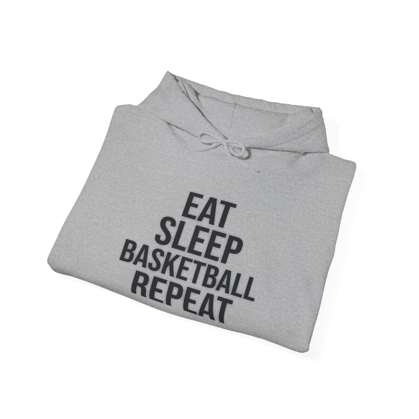 Hoodie-Eat Sleep Basketball Repeat