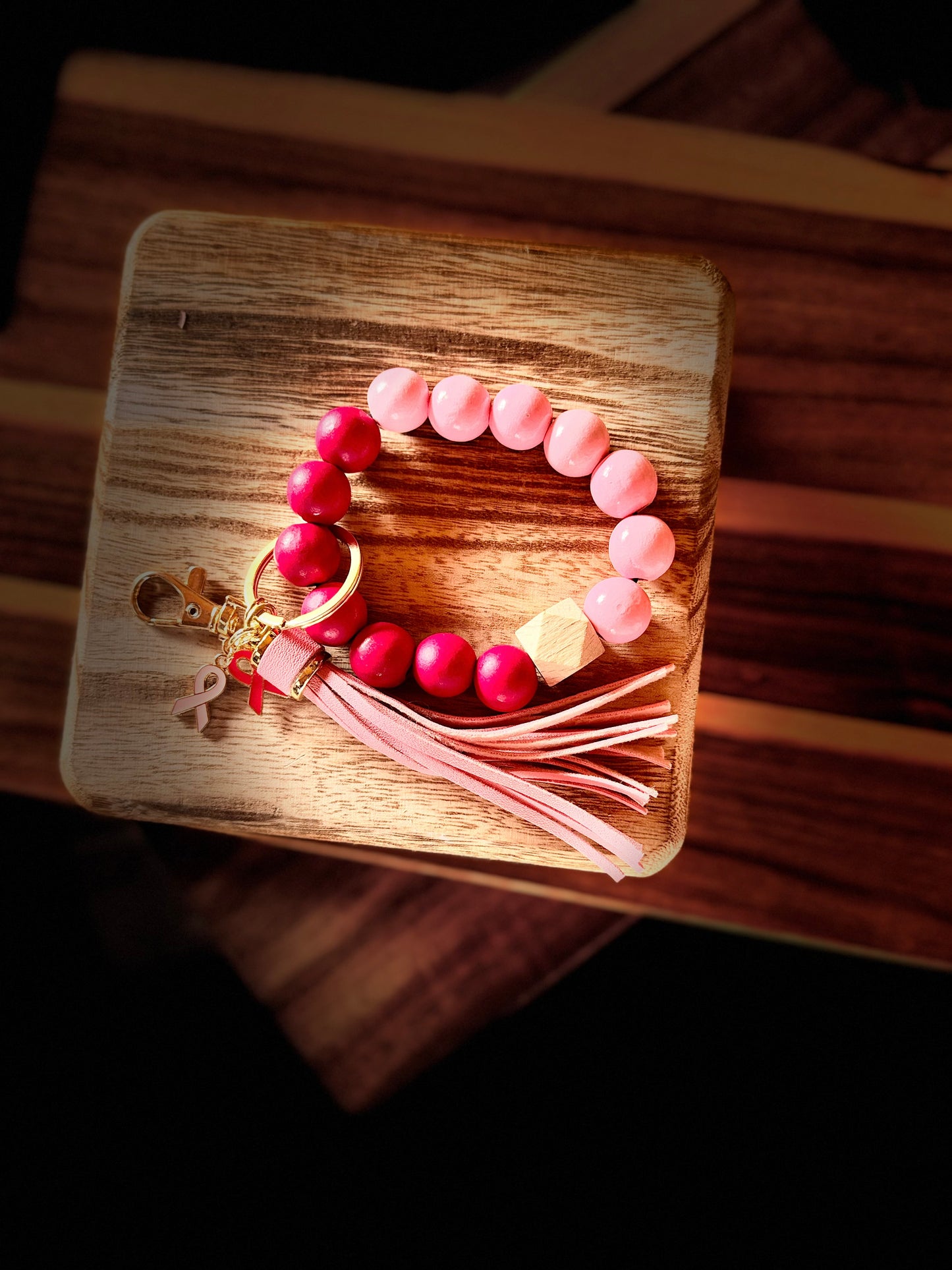 Breast Cancer Awareness Month Wristlet