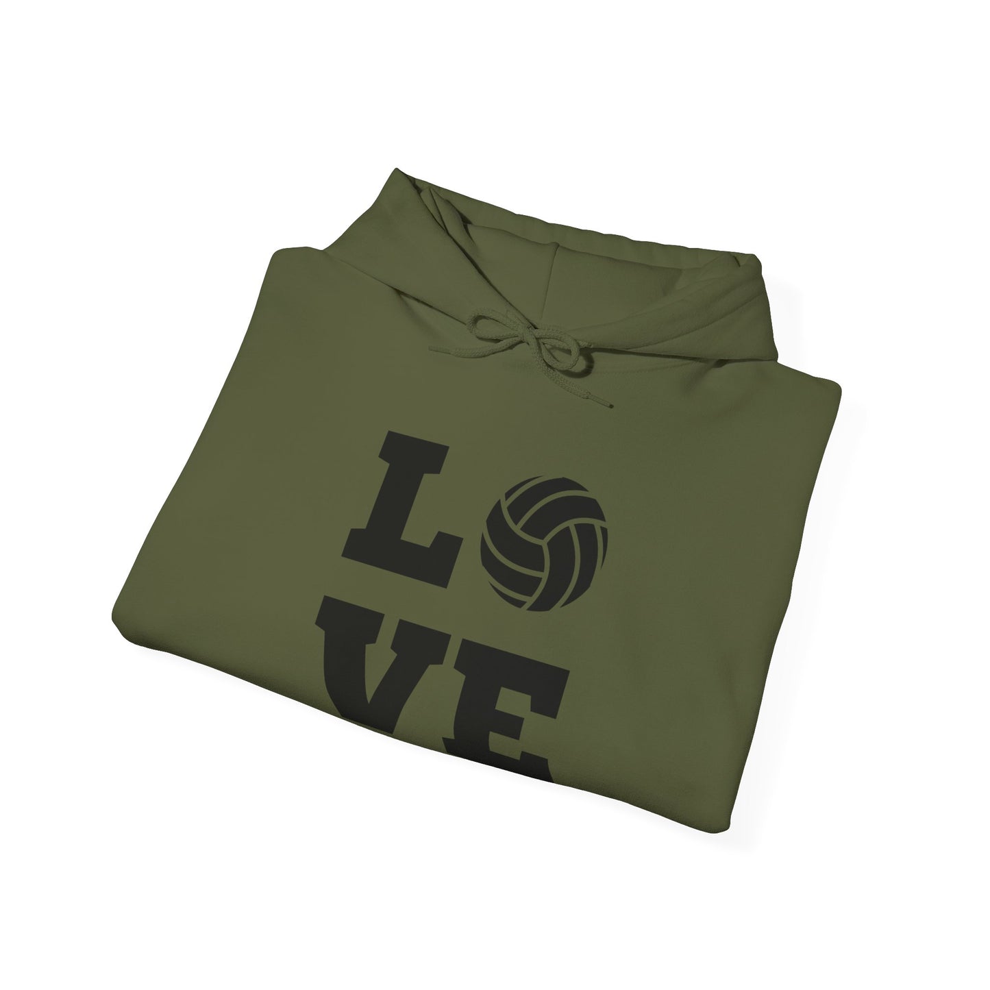 Love Volleyball- Hooded Sweatshirt