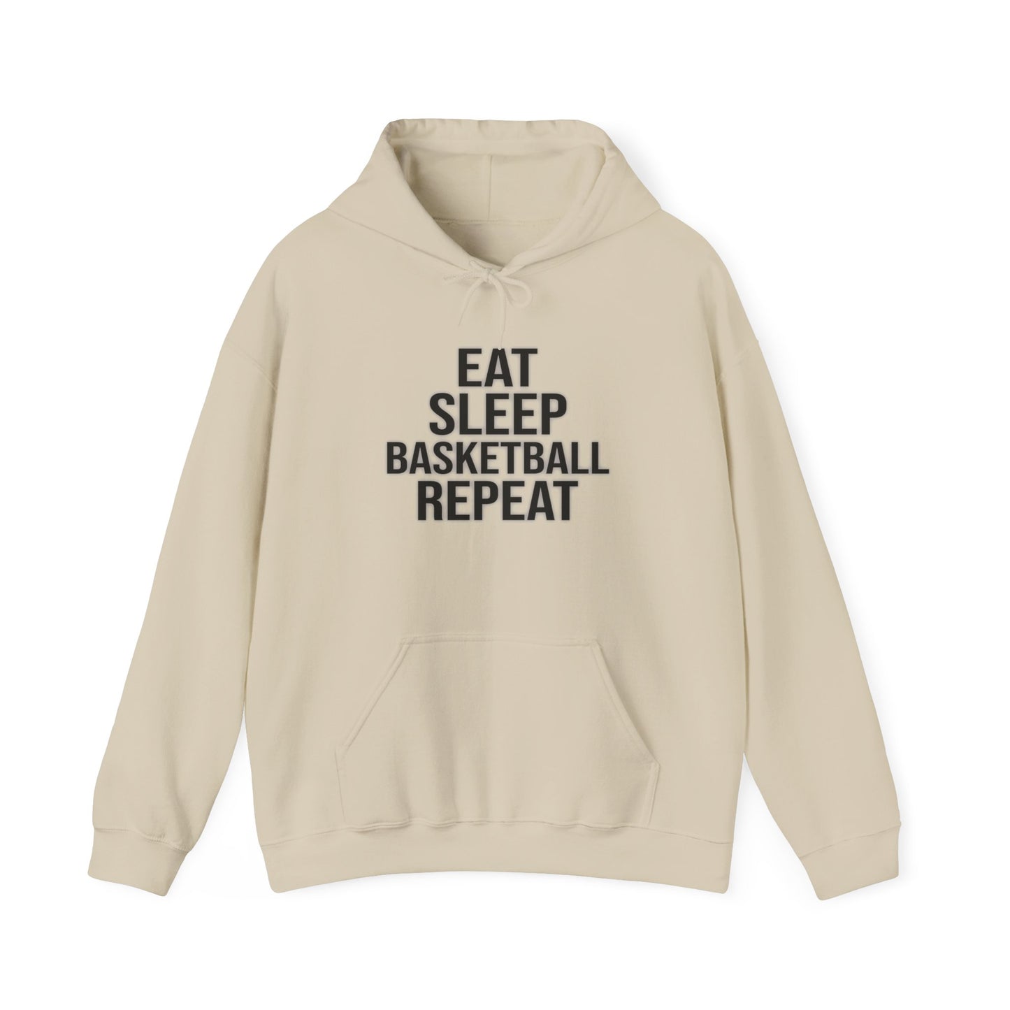 Hoodie-Eat Sleep Basketball Repeat