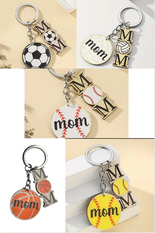 Mom Sports Keychain-several sports available