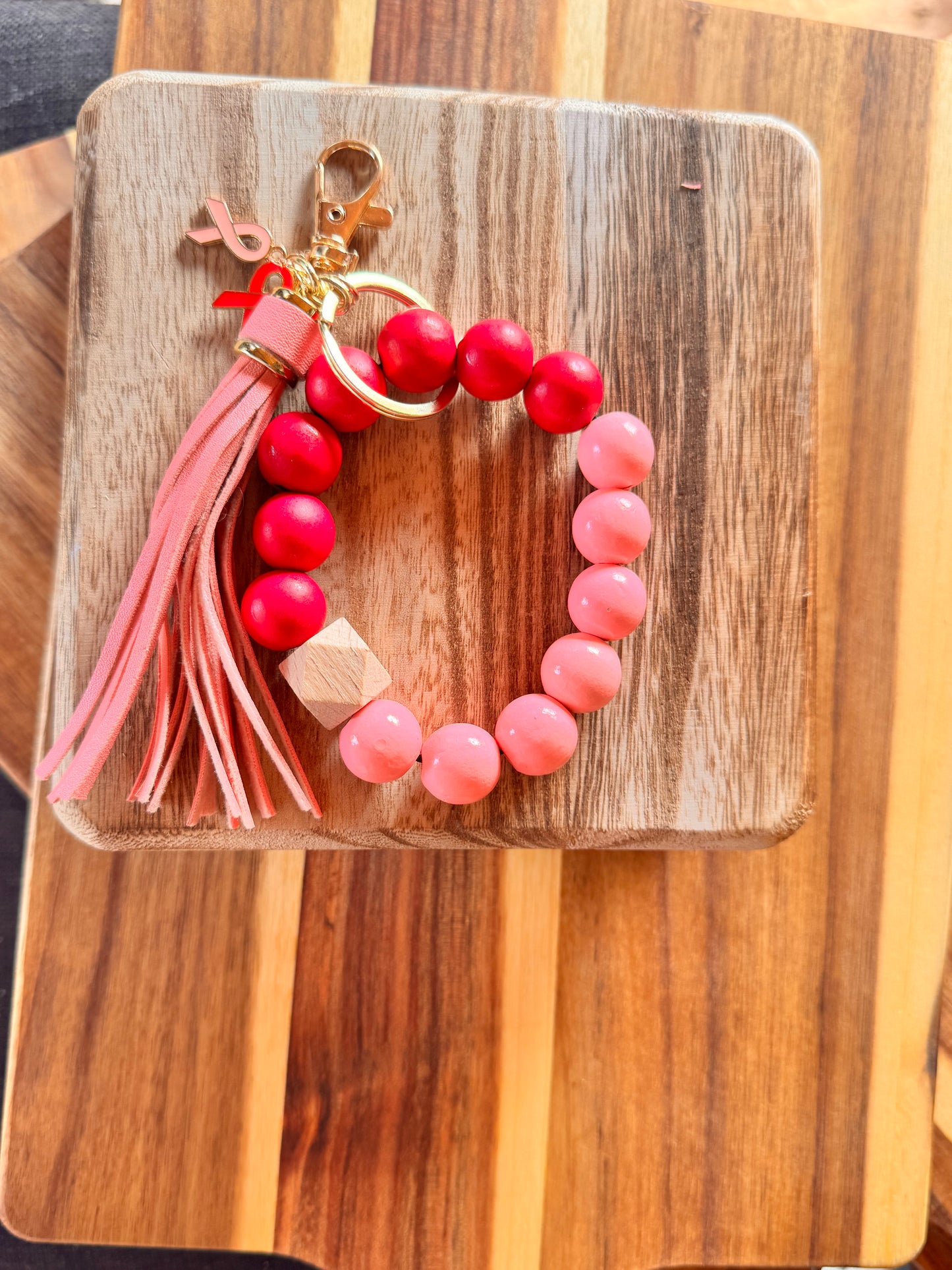 Breast Cancer Awareness Month Wristlet