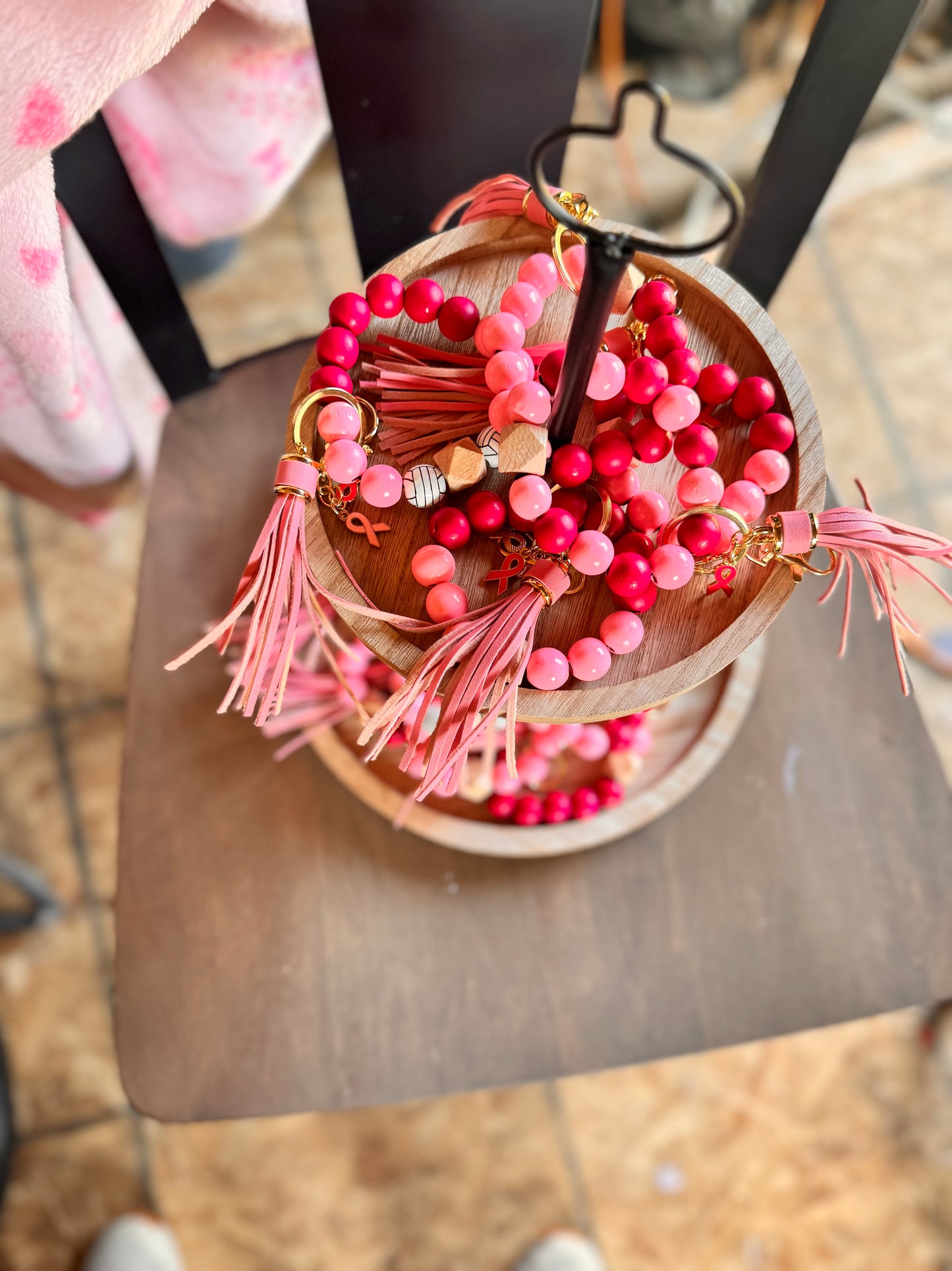 Breast Cancer Awareness Month Wristlet