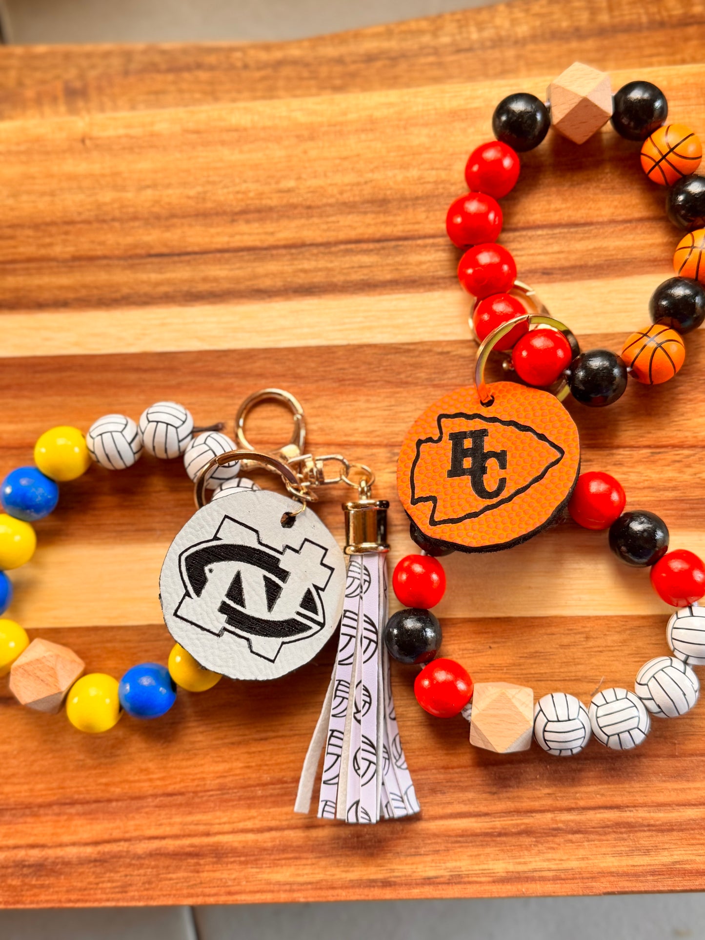 Custom Wristlet (combining of 2 sports)