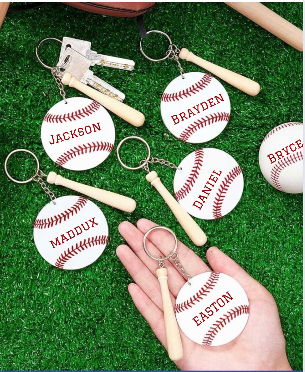 Customized Bag Tags-Baseball