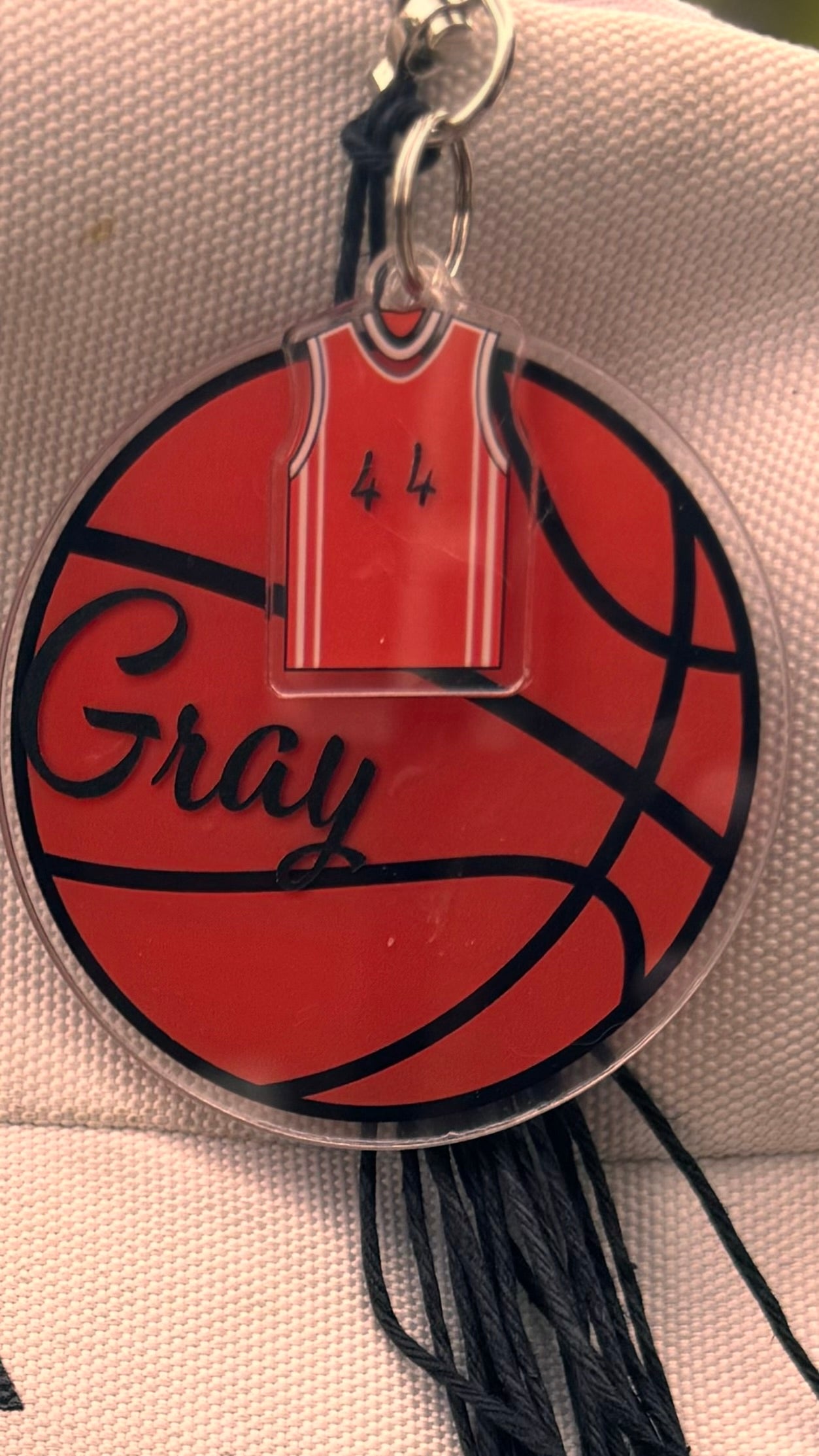 Customized Bag Tags-Basketball