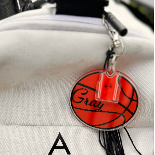 Customized Bag Tags-Basketball