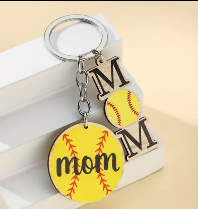 Mom Sports Keychain-several sports available